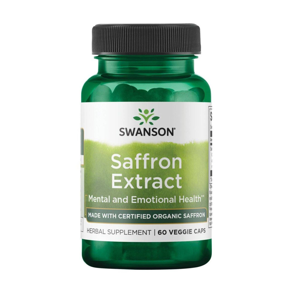 Екстракт шафрану Swanson Saffron Extract 30 мг, 60 веганських капсул